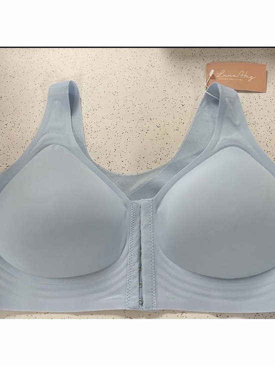 Luna Hug Other - Luna Hug Light Blue Front-Closure Wireless Comfort Bra XL